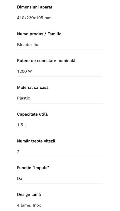 Blender bosch silent mixx
