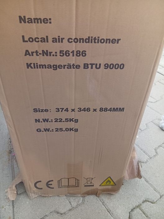 Aer conditionat portabil 9000BTU