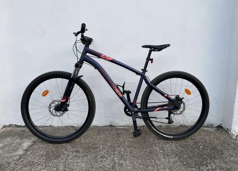 Bicicletă MTB Rockrider ST120 27,5" Albastru, marime L, disk