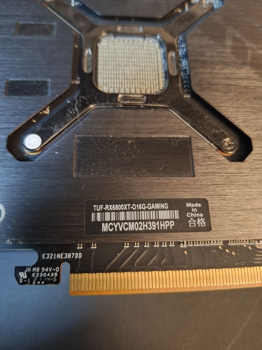 RX 6800XT 16GB Asus TUF