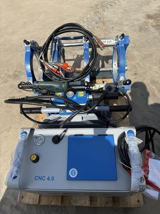 Aparat de sudura cap la cap Georg Fischer 250 CNC automat cu protocol