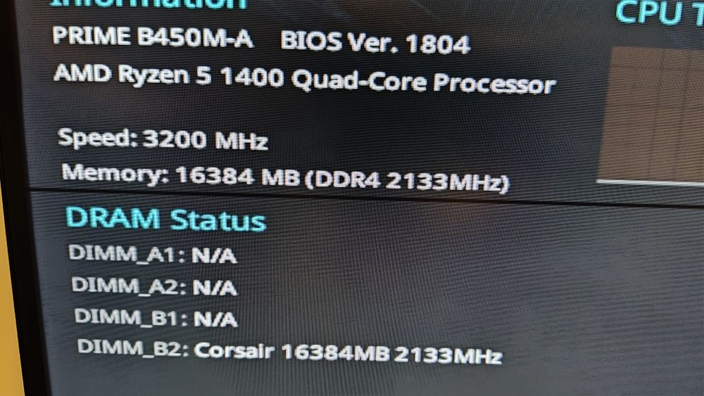 Placa de bază Asus Prime B450M-A + Procesor AMD Ryzen 5 1400 + Cooler