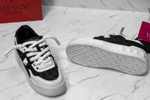 Adidasi Valentino Garavani one stud albi/negri
