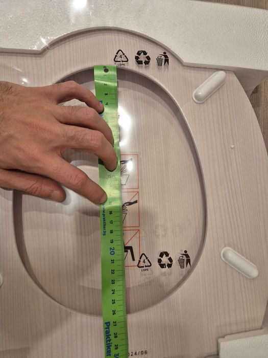 Седалка за тоалетна чиния - MDF, забавено падане