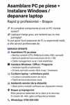 Asamblare PC pe piese + Instalare Windows / Depanare laptop
