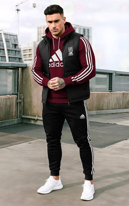 Set 3 piese unisex bumbac vătuit