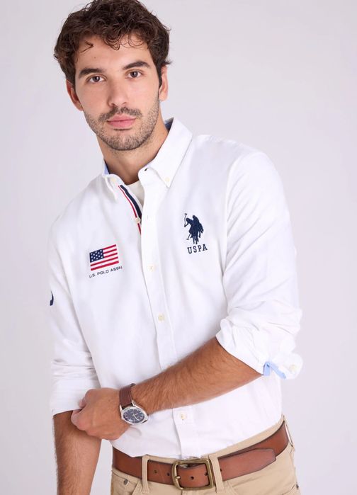 Ақ көйлек US POLO рубашка белая