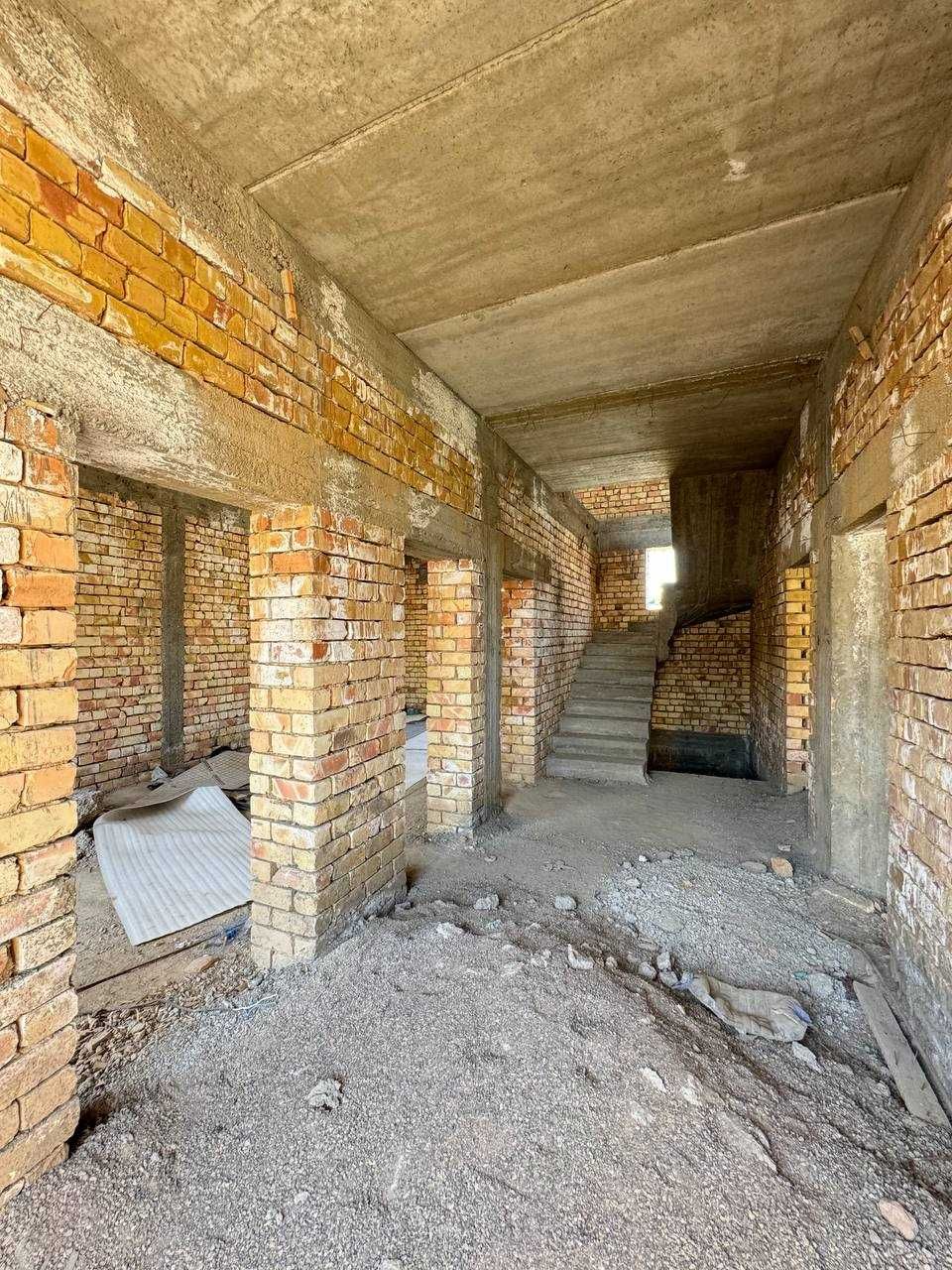 ПРОДАЁТСЯ УЧАСТОК  Район Сергели Трехуровневый дом КОРОБКА