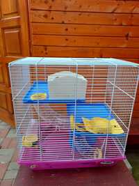 Cușcă hamster cu topogan