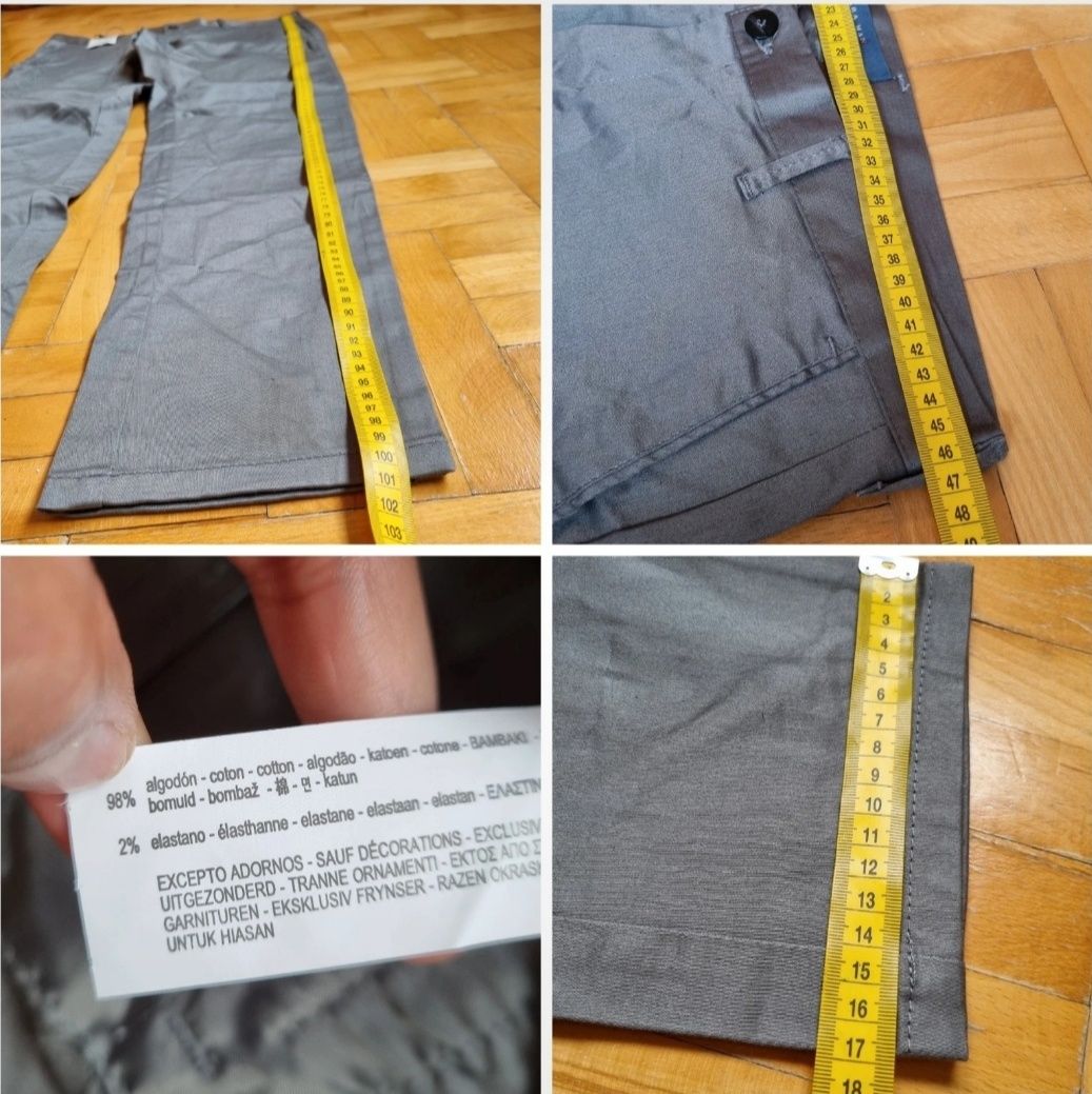 Pantaloni chino Zara, Slim Fit, Bărbați - 44