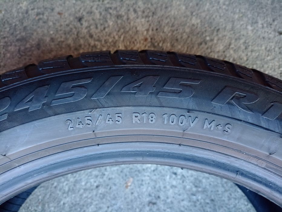 4 anvelope de iarna RunFlat Pirelli 245/45 R18 dot 2621