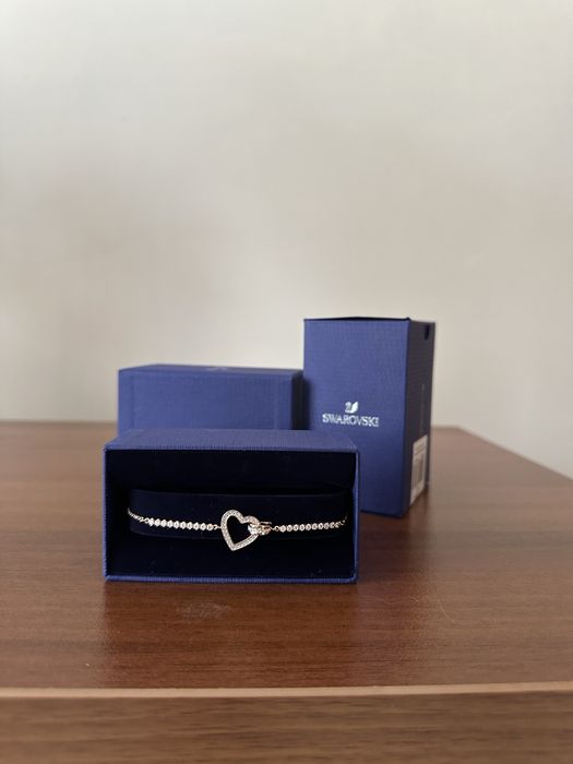 Нова, оригинална гривна Swarovski rose gold