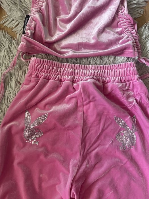 Trening playboy catifea