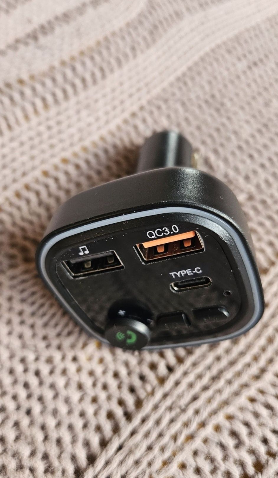 Нов Wireless Car FM Трансмитер за кола с Bluetooth, Type C Fast