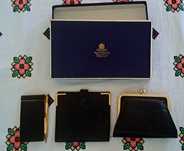 Set vintage portofef+portmoneu+agenda cu creon
