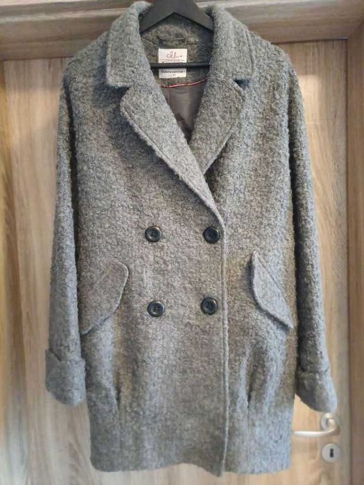 Palton Clockhouse, marime XS large (mar.M normal), amestec lana 20%
