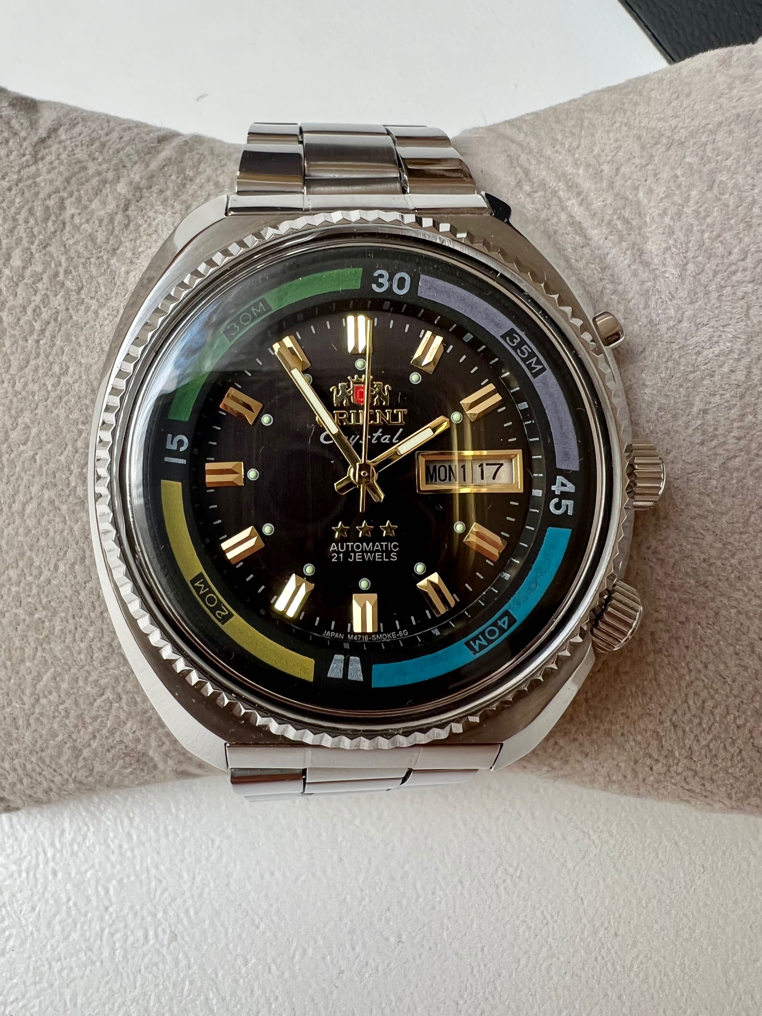 Часовник Orient automatic King Diver - black