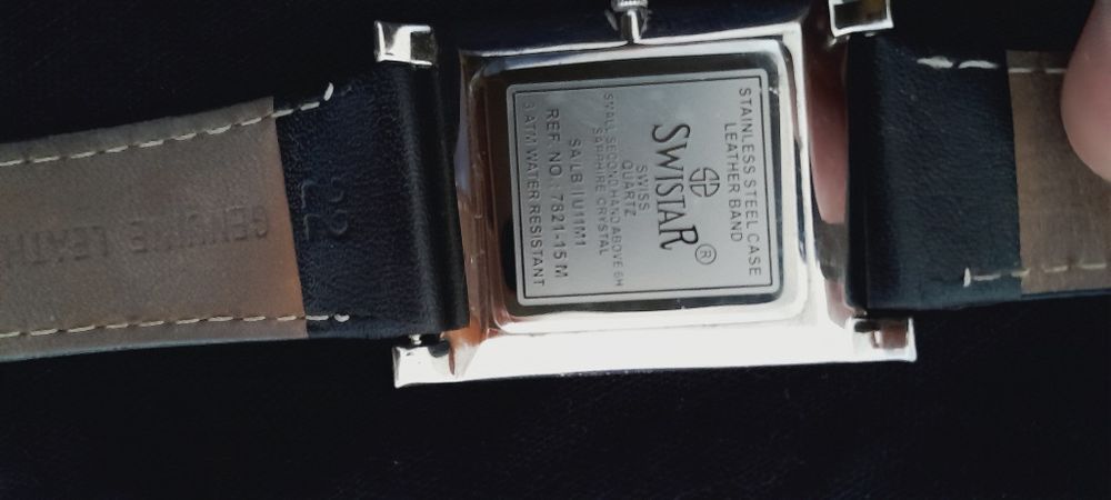 Стильные швейцарские часы Swistar 7821‑15M с сапфировым стеклом (кварц