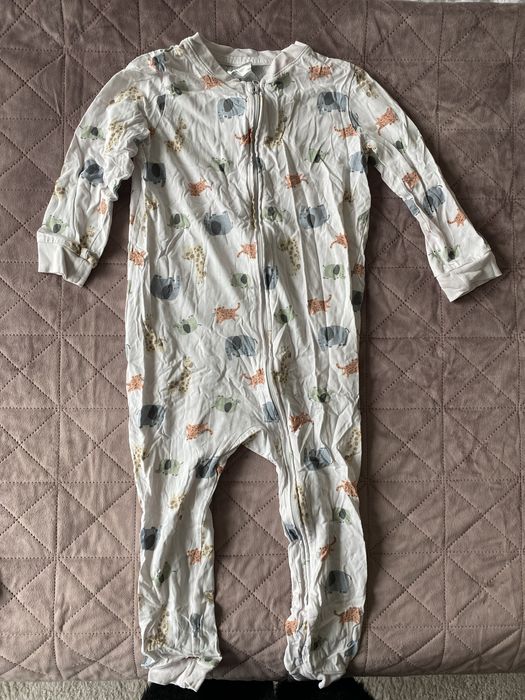 4 бодита-пижами с цип H&M 86см,92см,98см
