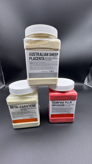 Маски желе альгинатные в ассортименте.