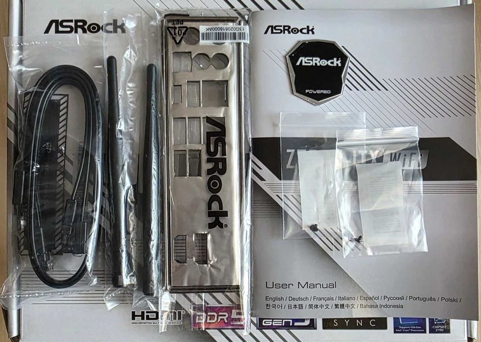 Дънна платка ASRock Z790M-ITX, WIFI, DDR5 LGA 1700 Mini-ITX