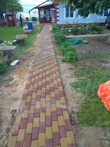 Укладка брусчатки