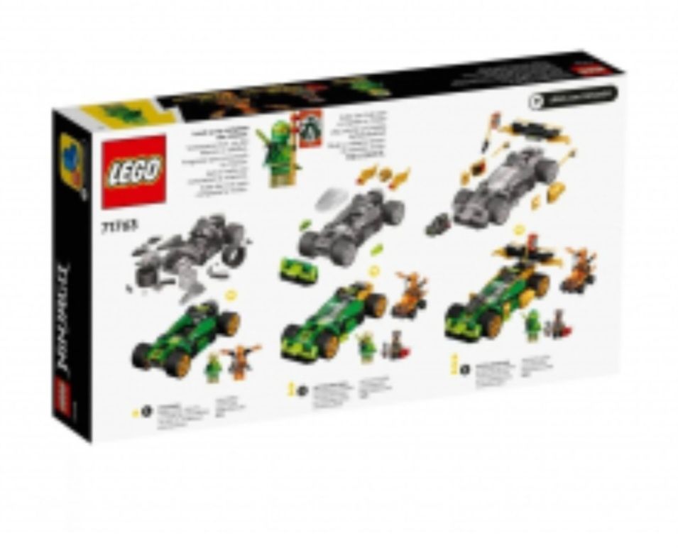 Lego NINJAGO - Masina de curse EVO a lui Lloyd 71763, 279 piese