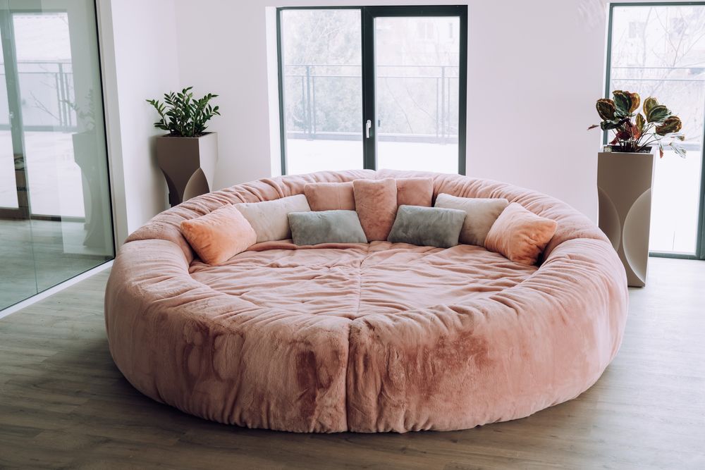 Pat Rotund Deluxe – Confortul Perfect în Formă de Cerc!