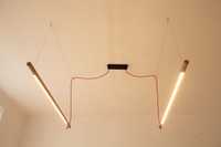 Лампа, тип пура с минималистично- индустриален дизайн