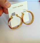 Обеци Tory Burch - Miller hoop earrings