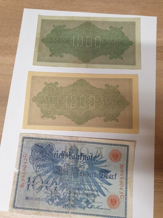 Bancnote nemtesti marci germane