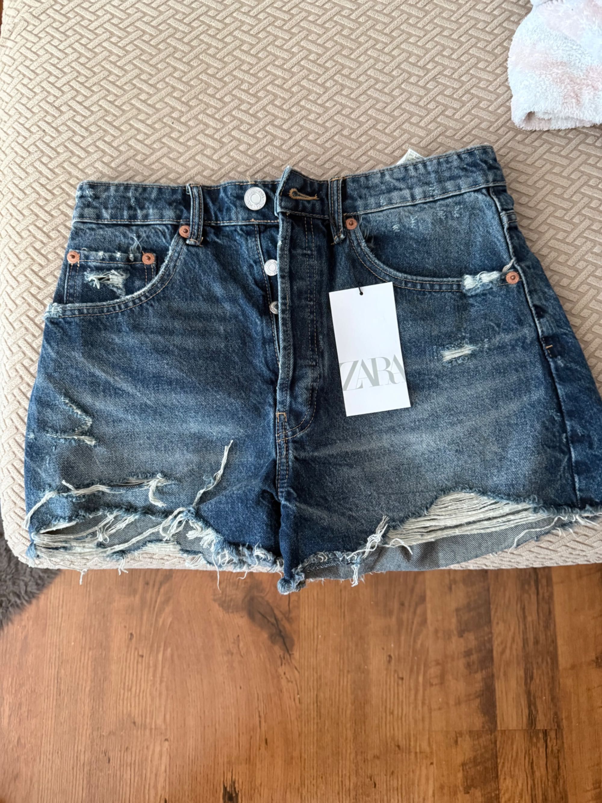 Zara, къси дънкови панталони