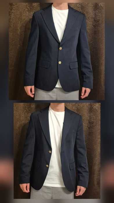 Sacou elegant bărbătesc Owen bleumarin, aproape nou, mărimea S (purtat