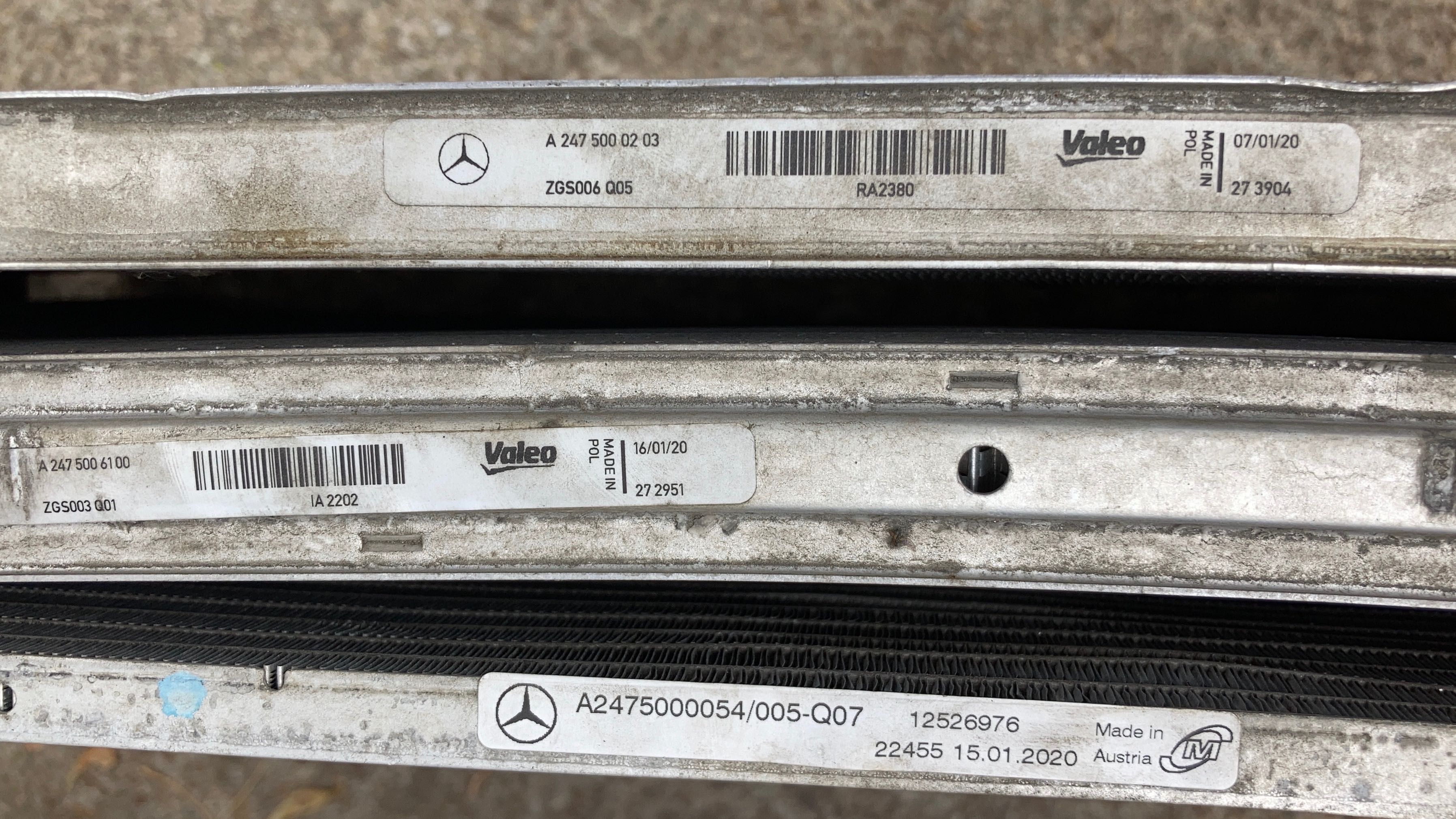 Radiatoare Mercedes CLA W118 , B-Class W247 , A-Class W117 radiator