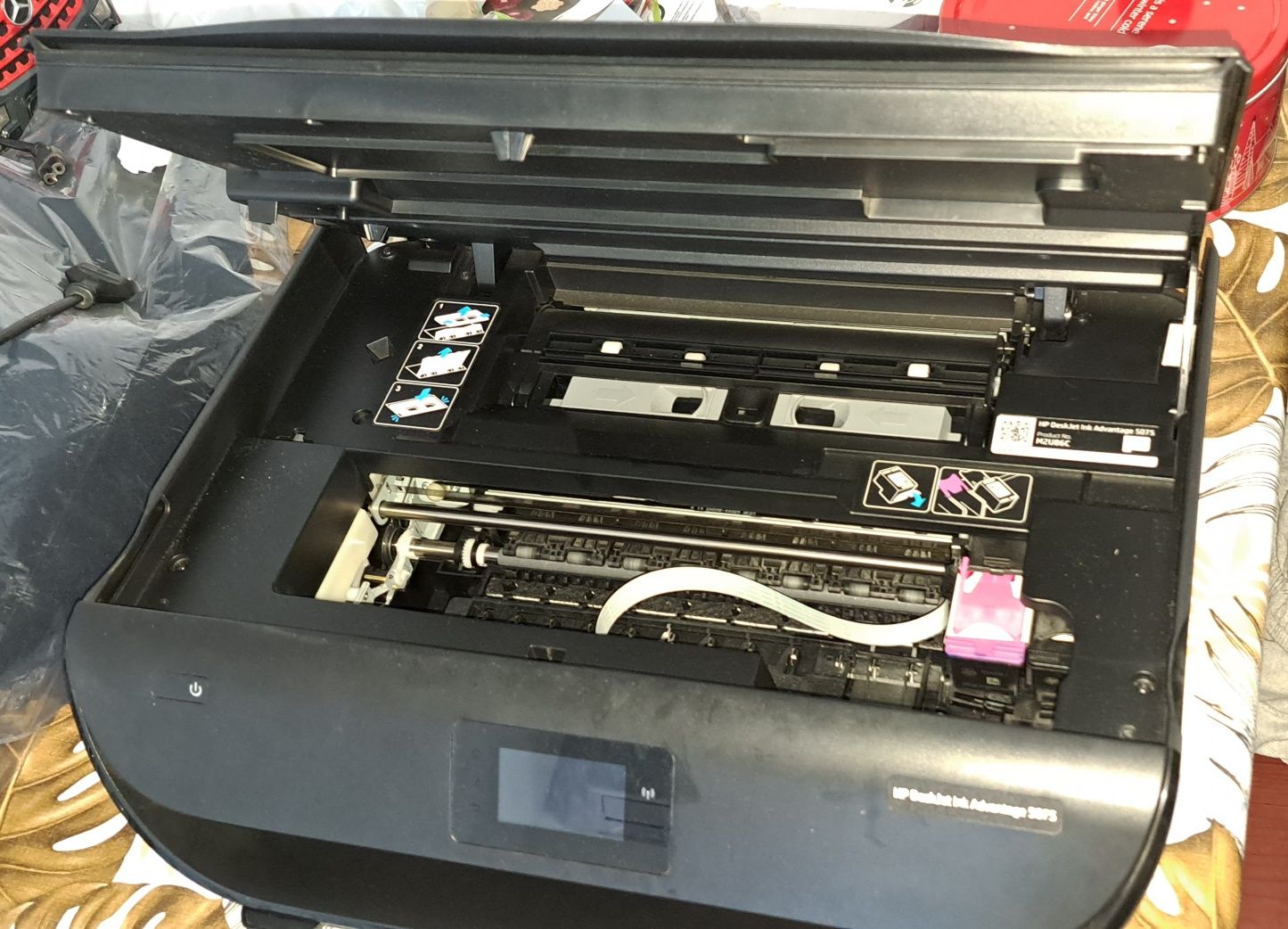 Imprimantă multifuncțională HP 5075 +Kit reumplere cartușe HP652