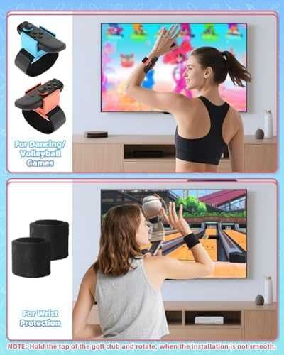 Нов Switch 2/1 OLED Спортен 19 в 1 Комплект Тенис, Голф, Мечове, Танц
