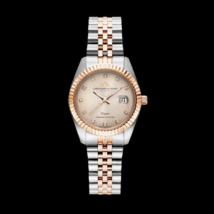 Ceas dama Christophe Duchamp - Élysées - 11 diamante