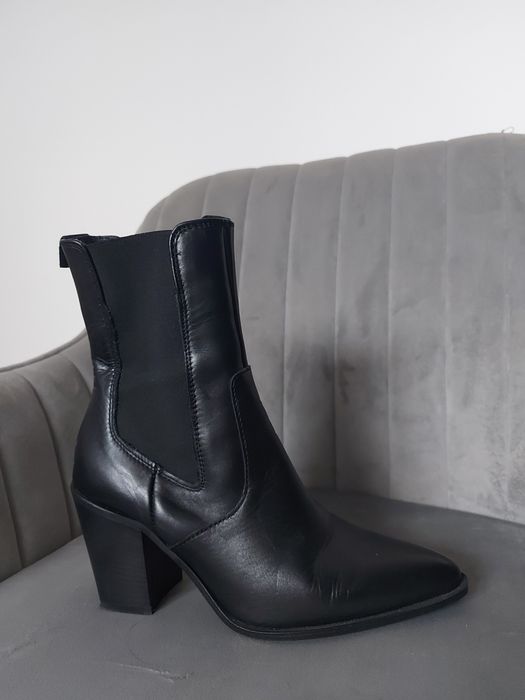 Botine badura piele naturala