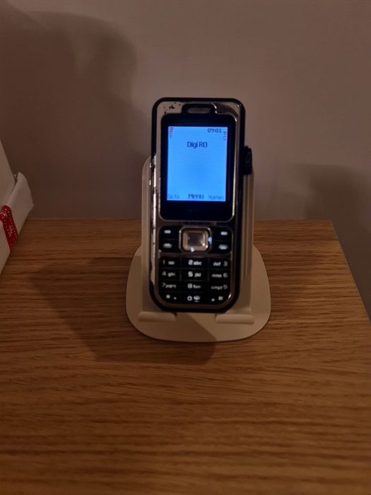 Nokia 7360 negru, telefon vechi de colectie, baterie buna