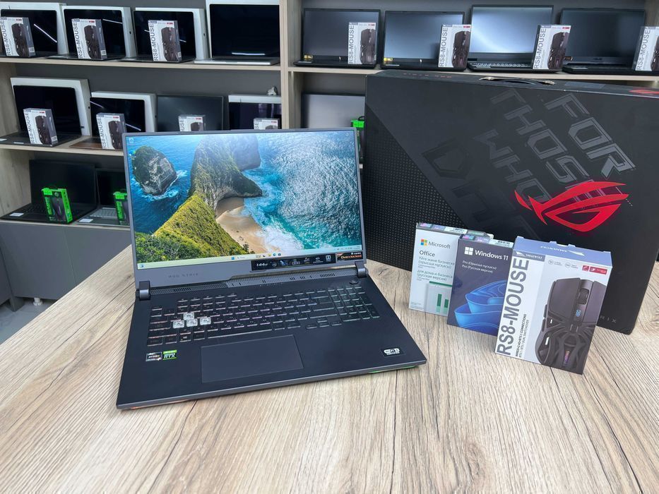 АСУС ROG STRIX G17 • Ryzen 9-5900HX • RTX 3060 (14O W) • 16 ГБ • 1TB