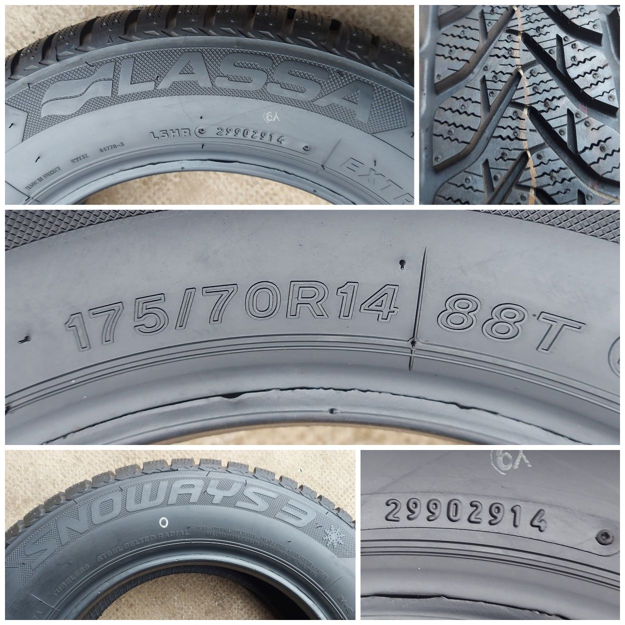 O bucată 175/70 R14 M+S iarnă - una Lassa Fulda Semperit Uniroyal