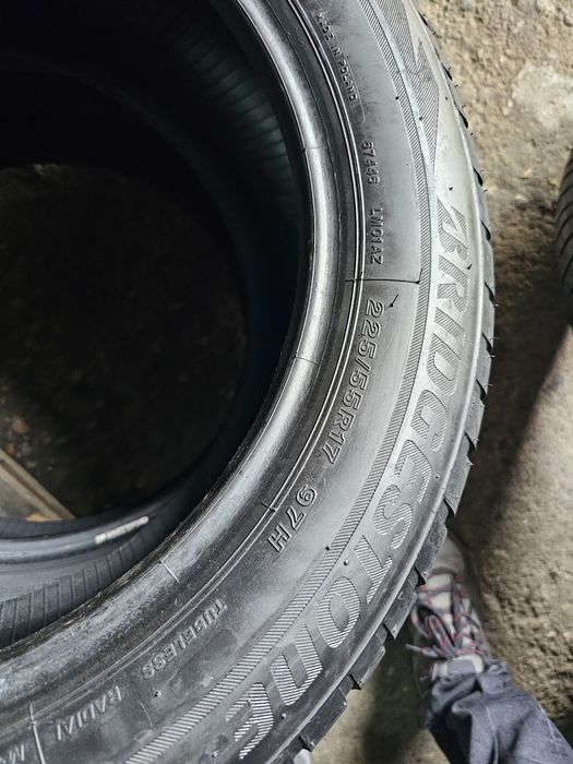 4 anvelope iarna 225 55 17 Bridgestone Runflat 2019
