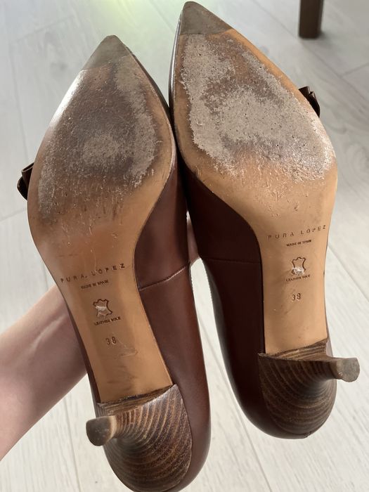 Pantofi Pura Lopez piele naturala 38