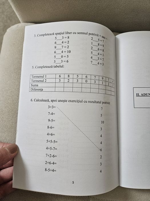 Caiete de lucru matematică – Clasa I