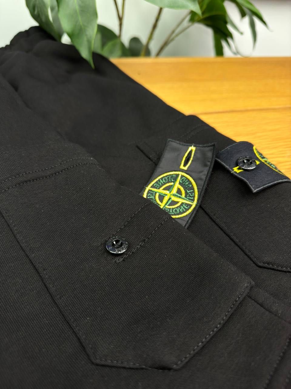 Къси гащи Stone Island Cotton
Black