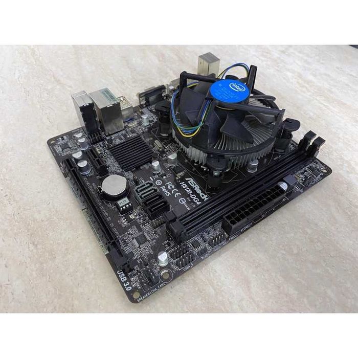 Kit Placa de baza 1150 H81M-VG4 MicroATX + Procesor i5 4430 + Coole