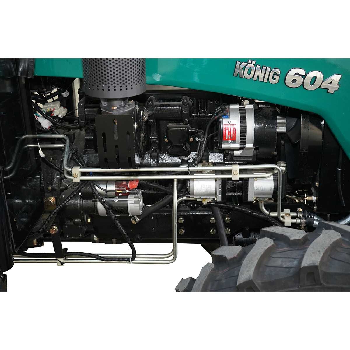 Tractor cu cabina 60HP cu roti 8.3-20/12.4-28 Konig 604