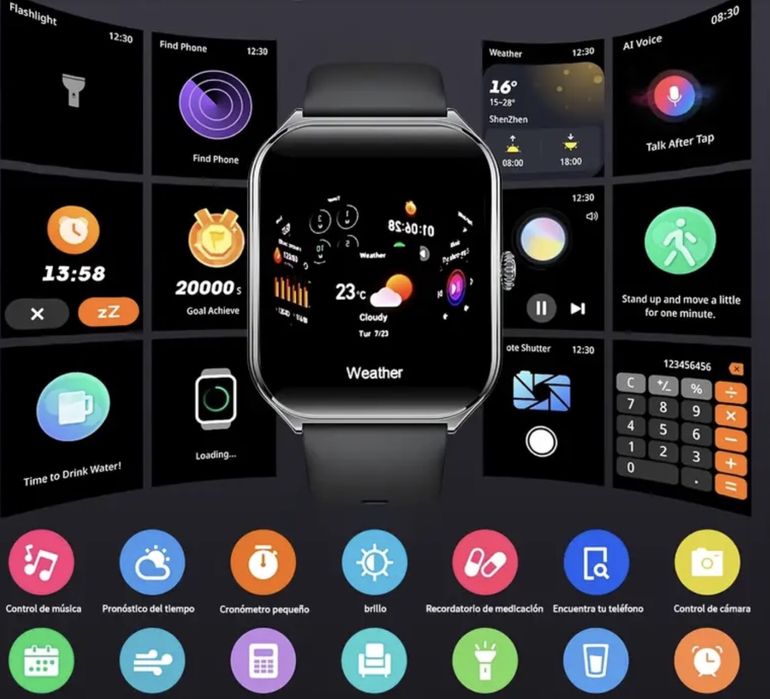 Ceas inteligent ultrasubțire .