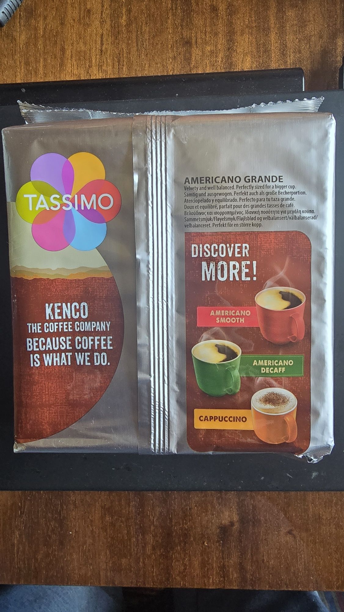 Кафе TASSIMO KENCO Americano Grande XL, 16 капсули