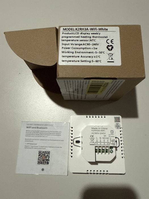 Termostat Wifi Smart BHT centrala incalzire,boiler,pardoseala,gaz,apa